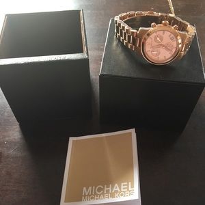 Rose Gold Michael Kors Watch